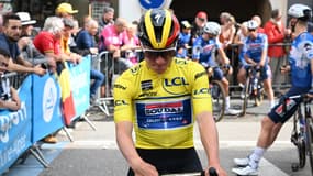 Remco Evenepoel le 06/06/2024 sur le Dauphiné