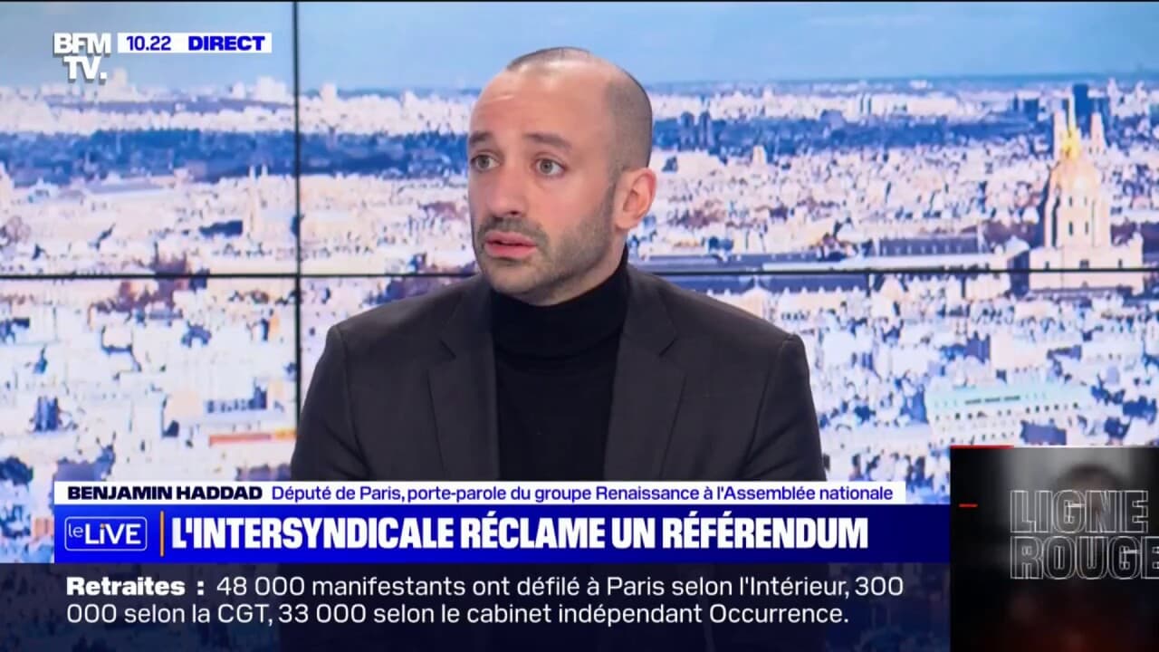 Benjamin Haddad (Renaissance) sur le retour de la réforme des retraites à l'Assemblée Benjamin Haddad (Renaissance) sur le retour de la réforme des retraites à l'Assemblée