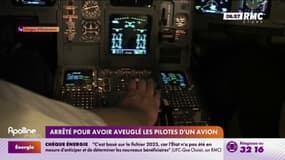 Arrêté pour avoir aveuglé les pilotes d'un avion