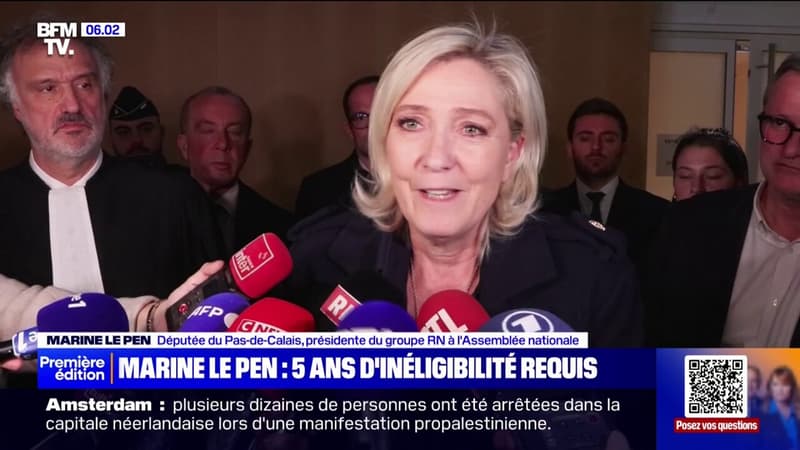 Procès des assistants du RN: cinq ans de prison et d'inéligibilité requis contre Marine Le Pen