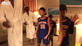 Patrice Evra chante "DKR" de Booba avec son fils