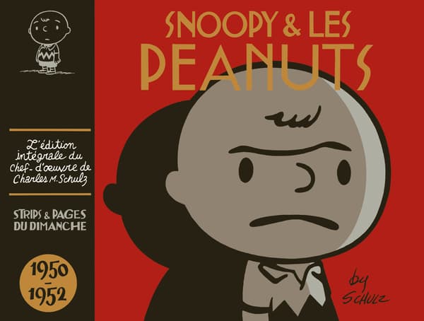 Couverture du premier tome de l'intégrale de "Snoopy & Les Peanuts" de Charles Schulz
