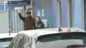 Mauro Icardi à son arrivée au Camp des Loges
