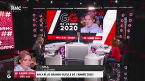 "J'ai beau énormément en chier ! Je crois en mes projets !" Mila élue 'Grande Gueule' de l'année réagit dans les GG 