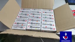 Un carton de surligneurs contenant de la kétamine
