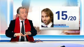 Christophe Barbier donne un 15/20 à Cédric Villani pour son plan maths