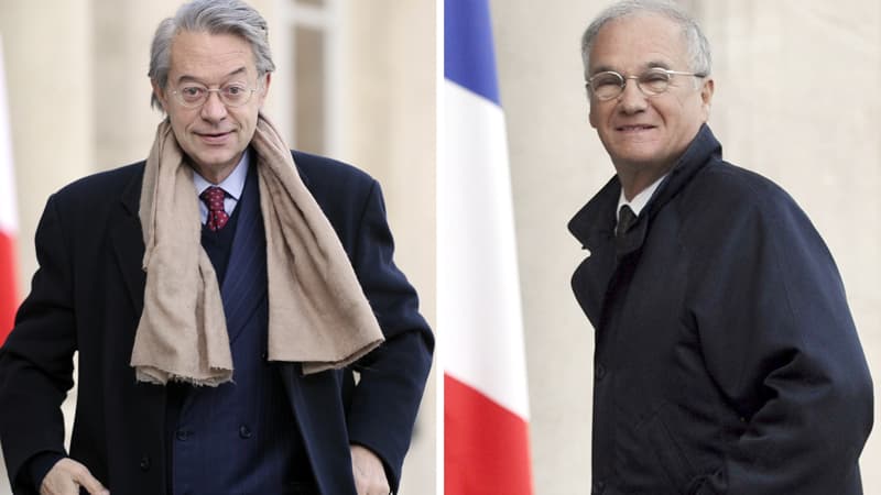 Les présidents UMP des commissions des Finances du Parlement Philippe Marini et Gilles Carrez.