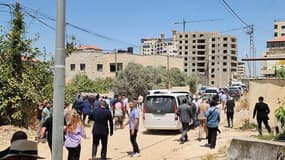 Des diplomates en visite à Jénine en Cisjordanie le 21 mai 2025