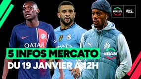 Kolo Muani, Wahi, Walker... Les 5 infos mercato du 19 janvier à 12h