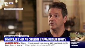 Christophe Leroy: "Je n'ai pas servi de membres du gouvernement depuis des mois"