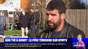 Adolescent tué à Bondy: le père témoigne sur BFMTV