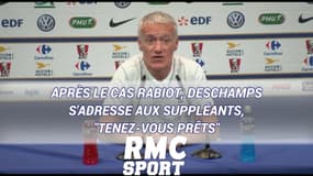 Après le cas Rabiot, Deschamps s'adresse aux suppléants, "tenez-vous prêts"