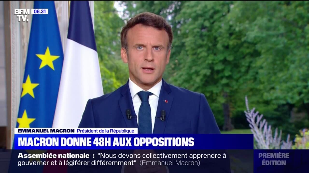 Coalition, Accords Au Cas Par Cas... Emmanuel Macron Donne 48h Aux ...