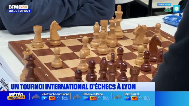 Un tournoi international d'échecs à Lyon