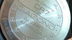 L'une des montres offertes par Ronaldo aux joueurs du Real (ici celle d'Arbeloa).