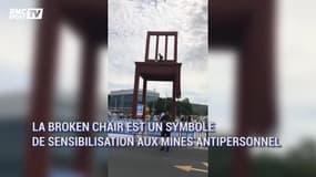 Neymar jongle sur un monument de Genève pour Handicap International