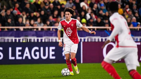 Maghnes Akliouche (Monaco), le 28 janvier 2026.