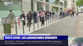 Covid-19: des laboratoires débordés par la demande de tests en région parisienne