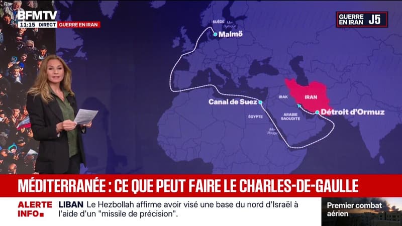 Guerre au Moyen-Orient: ce que peut faire le porte-avions français Charles-de-Gaulle