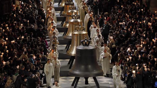 La bénédiction des cloches a été suivie d'une messe samedi matin.