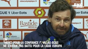 OM : "Merci pour la confiance !", Villas-Boas ne s'avoue pas battu pour la Ligue Europa