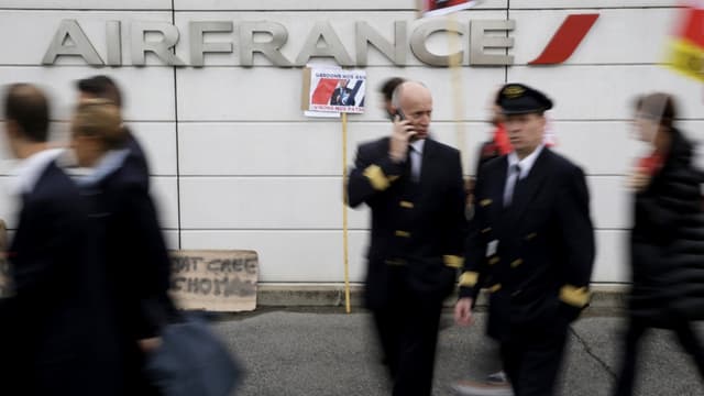 Les personnels d'Air France réclament une augmentation de 6%.