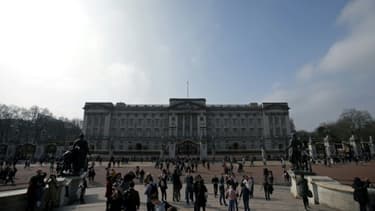 Buckingham Palace, résidence de la reine Elizabeth II, le 16 mars 2017 à Londres