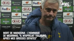 Mort de Maradona: l’hommage de Mourinho, "il m’appelait toujours après mes grosses défaites"