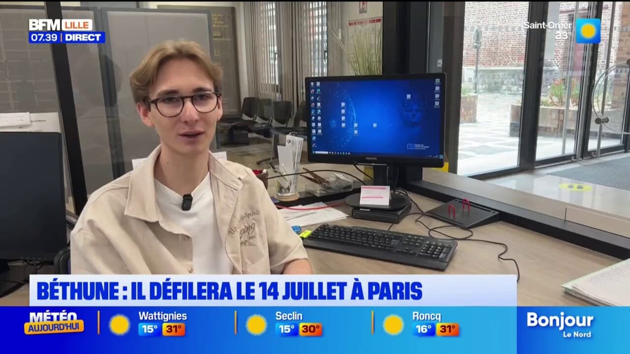 Loan, 19 ans, est en stage civique à la sous-préfecture de Béthune va défiler à Paris le 14 juillet
