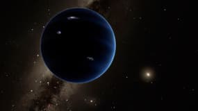 Une représentation de la "Neuvième planète" du système solaire, que des chercheurs américains disent avoir détectée.