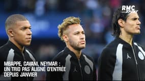 PSG : Mbappé, Cavani, Neymar, un trio pas aligné d'entrée depuis janvier