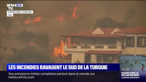 Le sud de la Turquie ravagé par des incendies, les pires depuis 10 ans