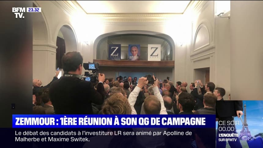 Des militants de “Génération Zemmour” violemment pris à partie à Toulouse Eric-Zemmour-a-retrouve-son-equipe-pour-une-premiere-reunion-a-son-QG-de-campagne-1153929