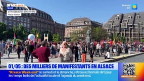 1er-Mai: près de 4.000 manifestants à Strasbourg