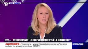 Menaces terroristes: "Gérald Darmanin n'a plus aucune légitimité et crédibilité pour mener une réforme de l'immigration" affirme Marion Maréchal