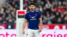Romain Ntamack avec la France contre le pays de Galles, le 31 janvier 2025