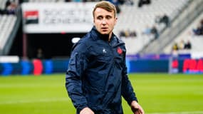 Anthony Jelonch avec le XV de France, à Saint-Denis le 5 novembre 2022