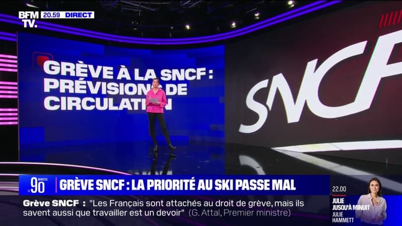 Grève à la SNCF: les prévisions de circulation