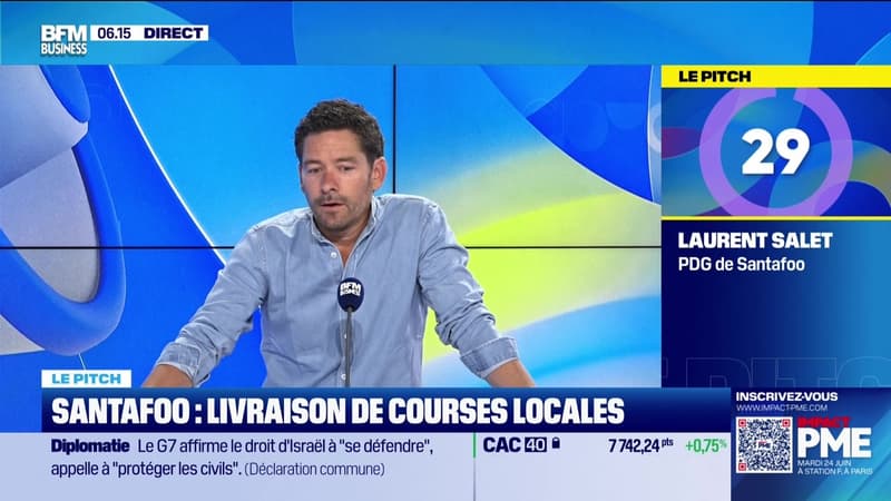 Le Pitch : Santafoo, livraison de courses locales - 17/06