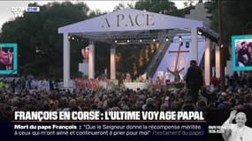 Le déplacement du pape François en Corse en décembre 2024 marquait son dernier voyage à l'étranger 