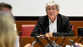 Le député LFI Eric Coquerel, président de la commission des Finances, le 16 octobre 2024 à l'Assemblée nationale à Paris lors d'une réunion de la commission 