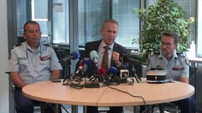 Le procureur de la République de Grenoble, ce dimanche 10 août, lors d'un point face à la presse