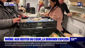 Rhône: aux Restos du cœur, la demande explose