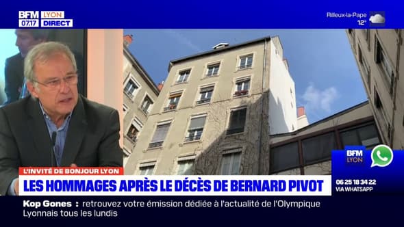 Mort de Bernard Pivot: l'hommage d'Emmanuel Imberton, ancien président de la CCI de Lyon