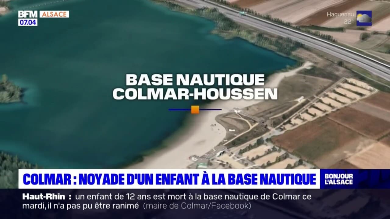 Colmar un enfant de 12 ans meurt noyé à la base nautique