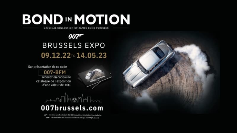 A gagner : votre séjour à Bruxelles et vos entrées pour Bond in Motion