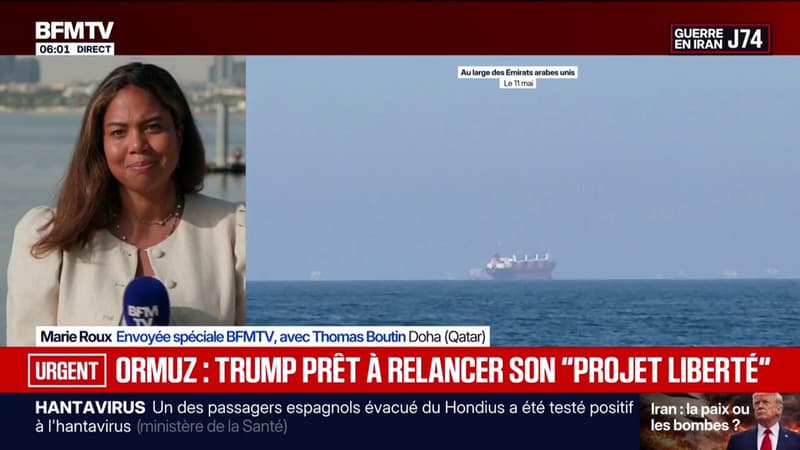 En Iran, Donald Trump envisage de relancer son "projet Liberté" dans le détroit d'Ormuz