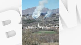 Un feu s'est déclenché dans le Champsaur le 24 mars 2022
