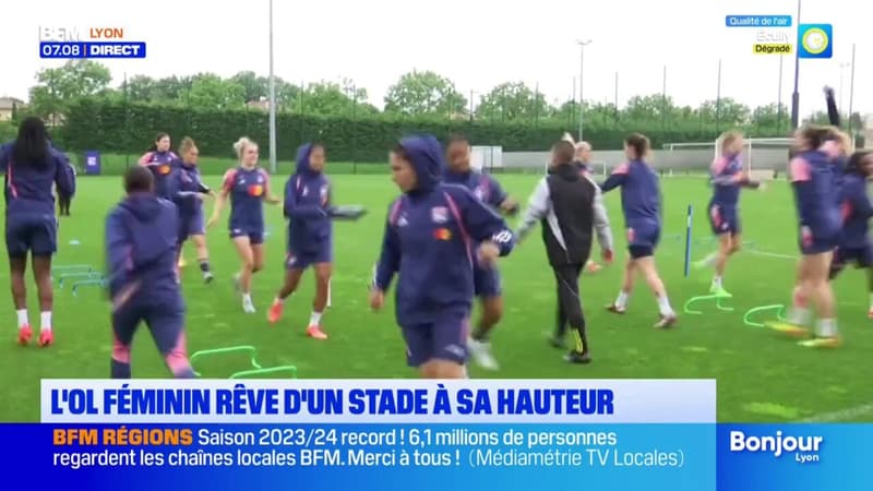 L'OL féminin rêve d'un stade à sa hauteur