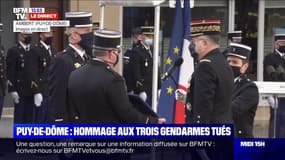 Puy-de-Dôme: la Légion d'honneur remise à l'adjudant-chef Bertrand Boyon, blessé par un forcené dans la nuit du 22 au 23 décembre